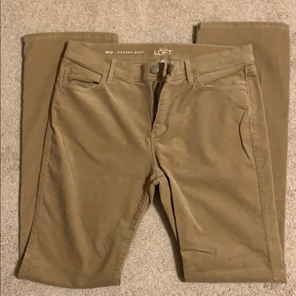 Ann Taylor Loft Corduroy Bootcut Pants